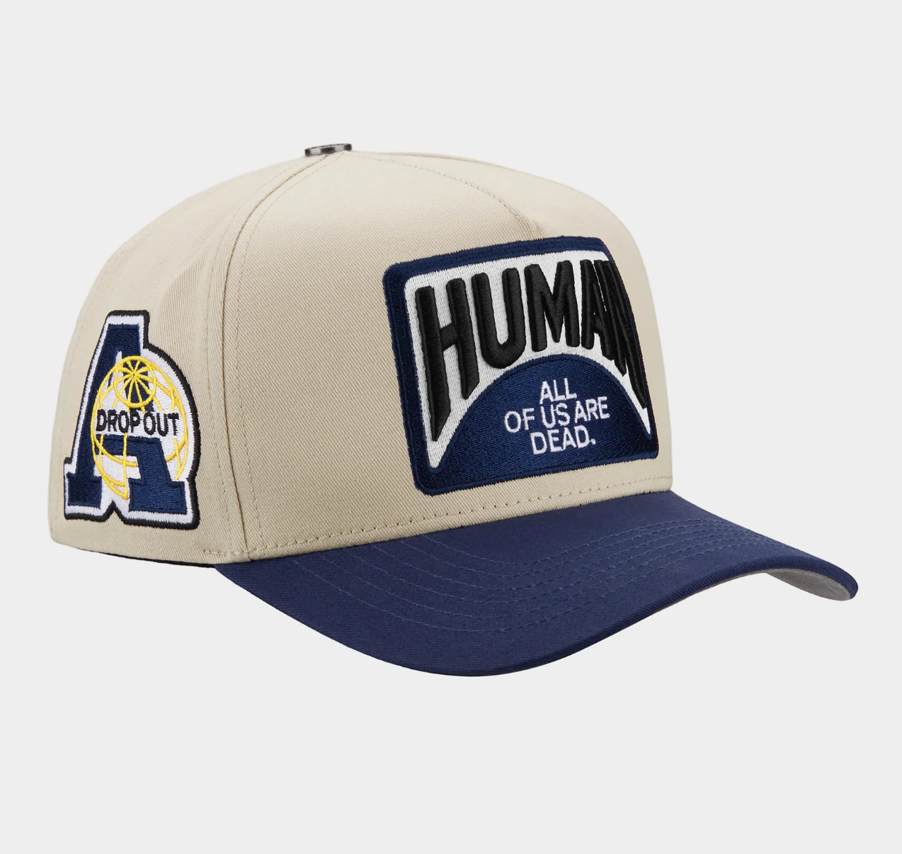 All Human The CURE Creme and Blue Trucker