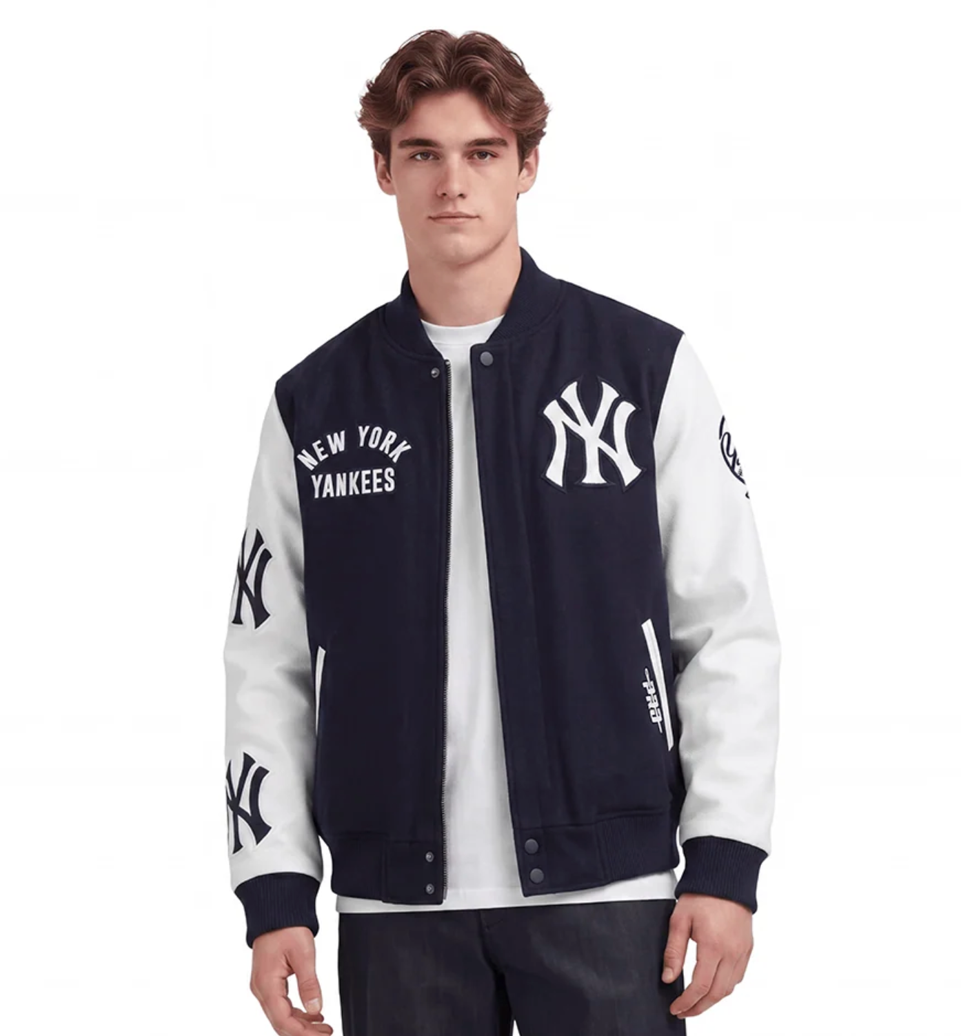 New York Yankees Navy Varsity Jacket Pro Standard