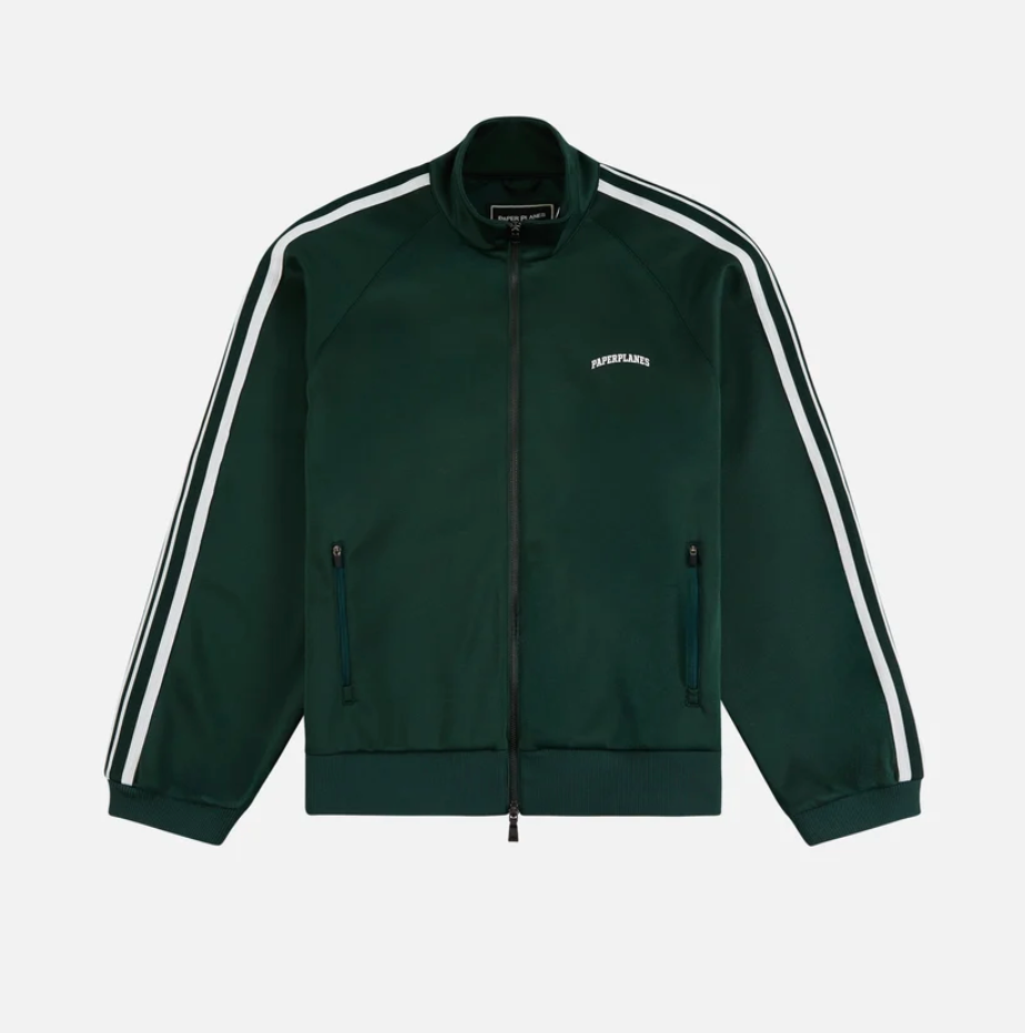 Paper Planes Green TERMINAL 4 Track Sweater