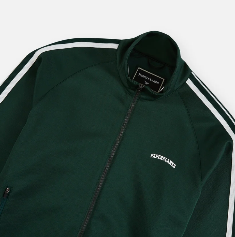 Paper Planes Green TERMINAL 4 Track Sweater