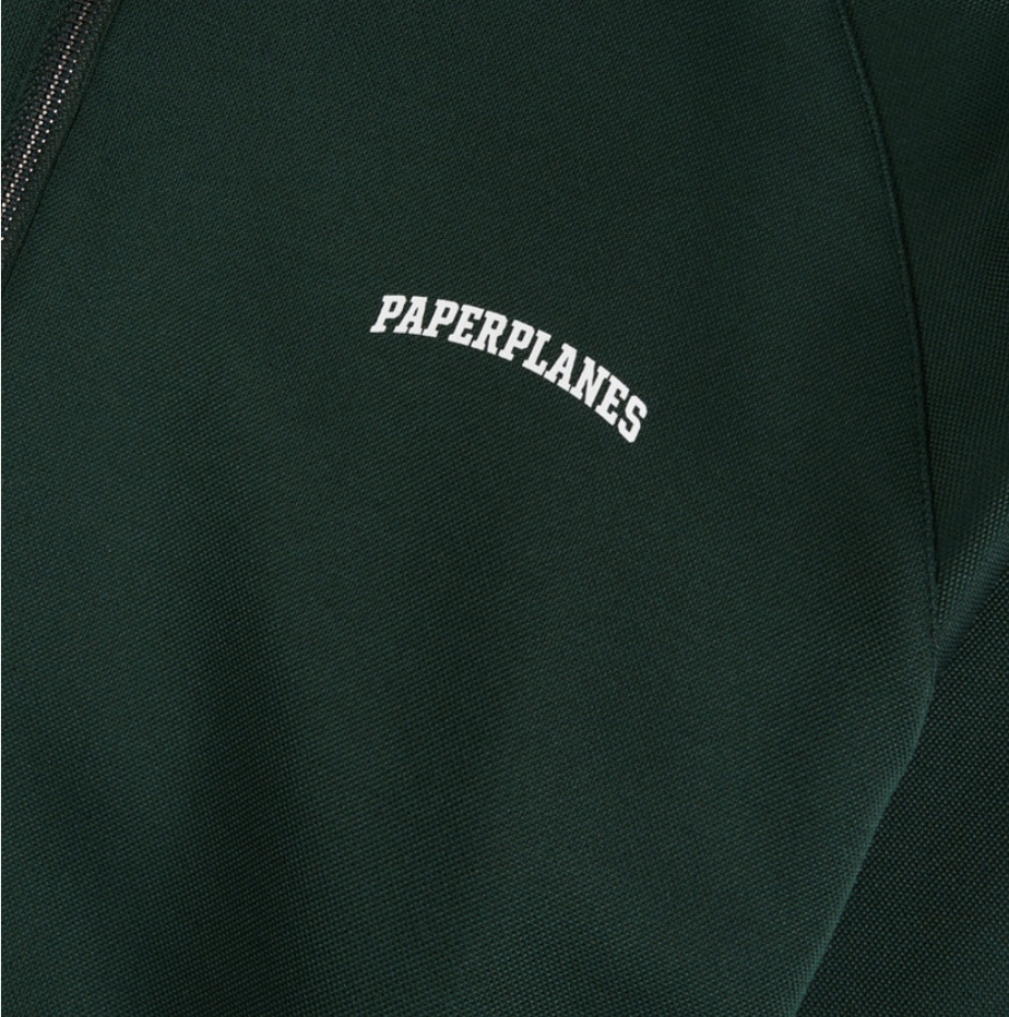 Paper Planes Green TERMINAL 4 Track Sweater