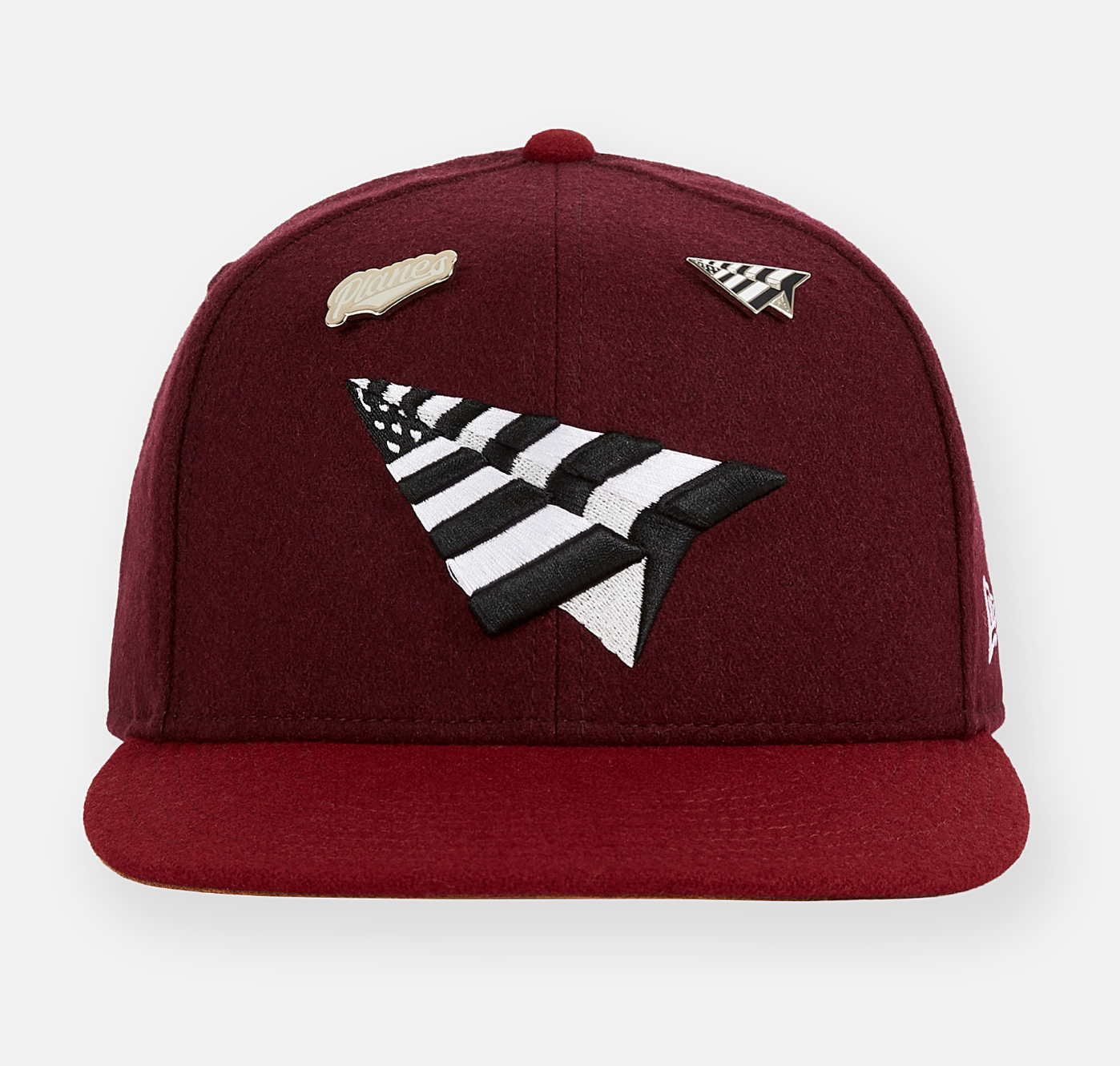 Wool Melton Two Tone 950 Snapback Crown w/ Suede UV