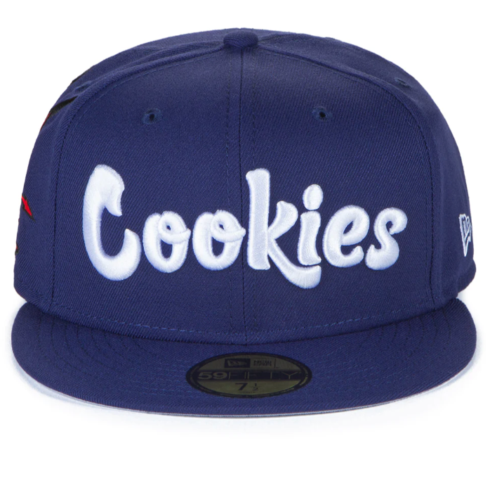 COOKIES X NEW ERA FITTED NAVY BLUE – CAP USA NYC