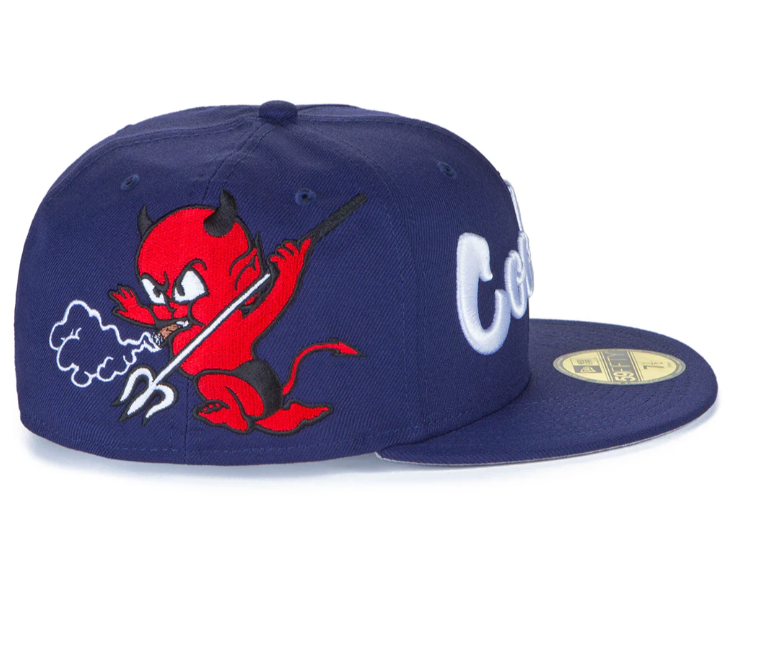 COOKIES X NEW ERA FITTED NAVY BLUE – CAP USA NYC