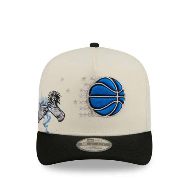 Orlando Magic HWC Chrome White 9FIFTY A-Frame Snapback