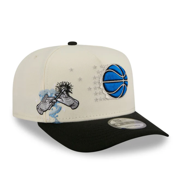 Orlando Magic HWC Chrome White 9FIFTY A-Frame Snapback