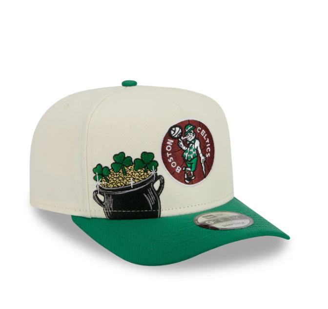 Boston Celtics HWC Chrome White 9FIFTY A-Frame Snapback