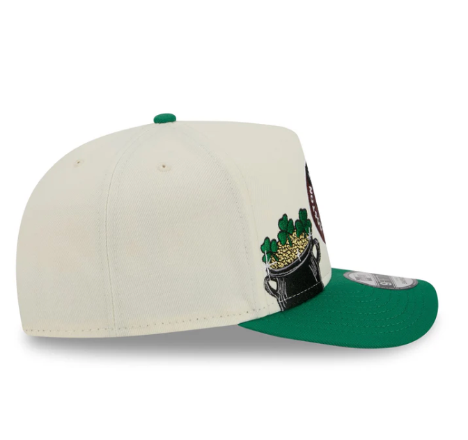 Boston Celtics HWC Chrome White 9FIFTY A-Frame Snapback