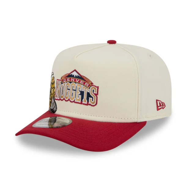 Denver Nuggets HWC Chrome White 9FIFTY A-Frame Snapback