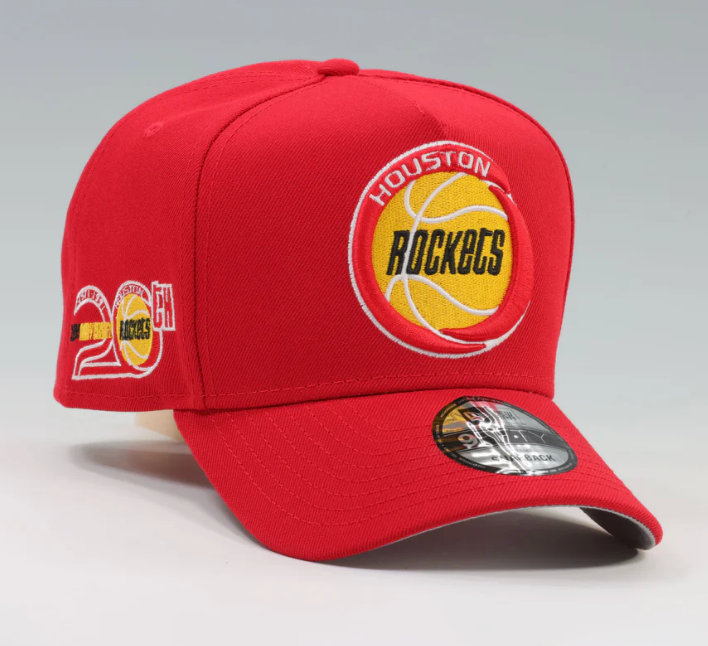Houston Rockets Red HWC AFrame 20Th Anniversary Snap Back