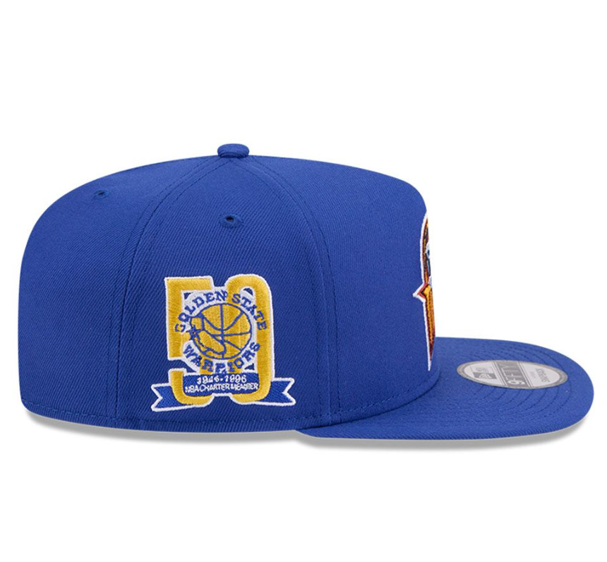 Golden State Warriors Royal HWC AFrame 50Th Anniversary Snap Back