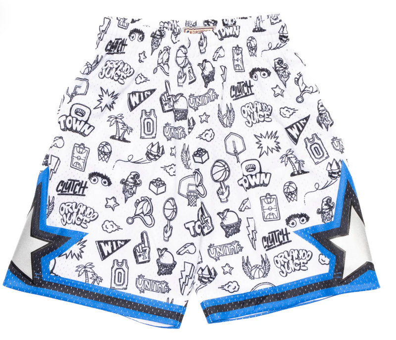 Orlando Magic Doodle NBA SHORTS