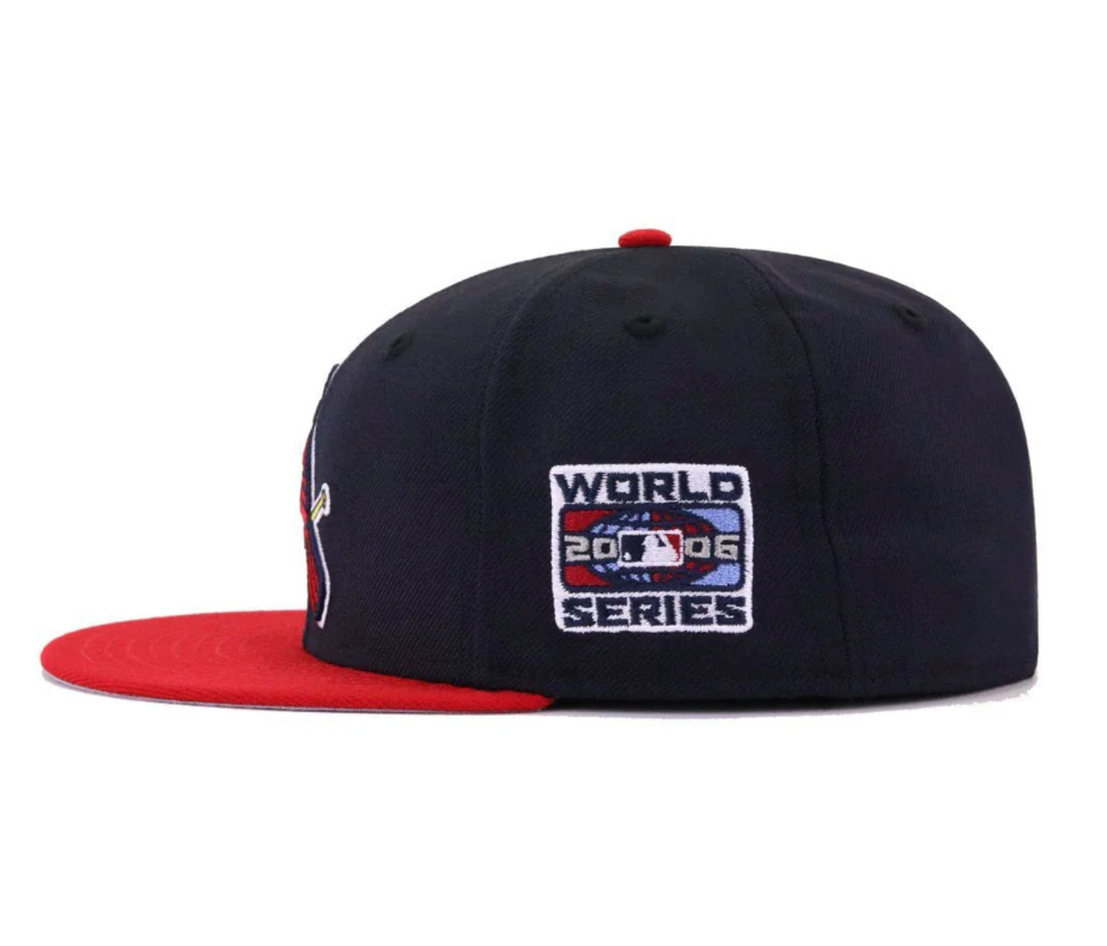 St. Louis Cardinals Navy Blue and Red Bird Logo 2006 World Series