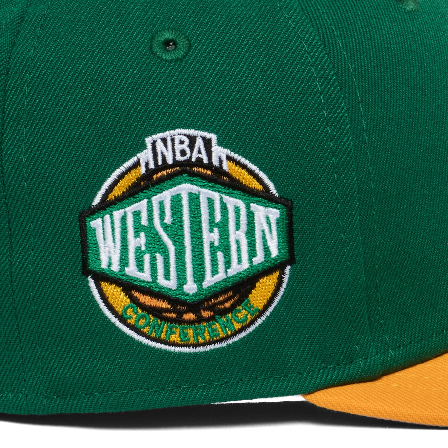Seattle Supersonics Green and Yellow Western Conference