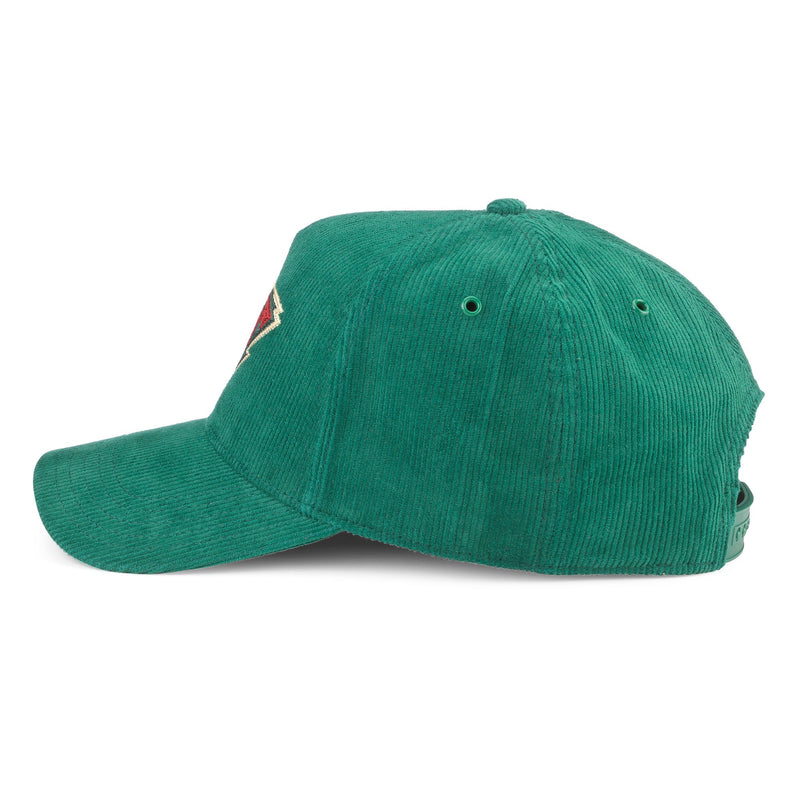 Minnesota Wild All Green Corduroy Snap Back