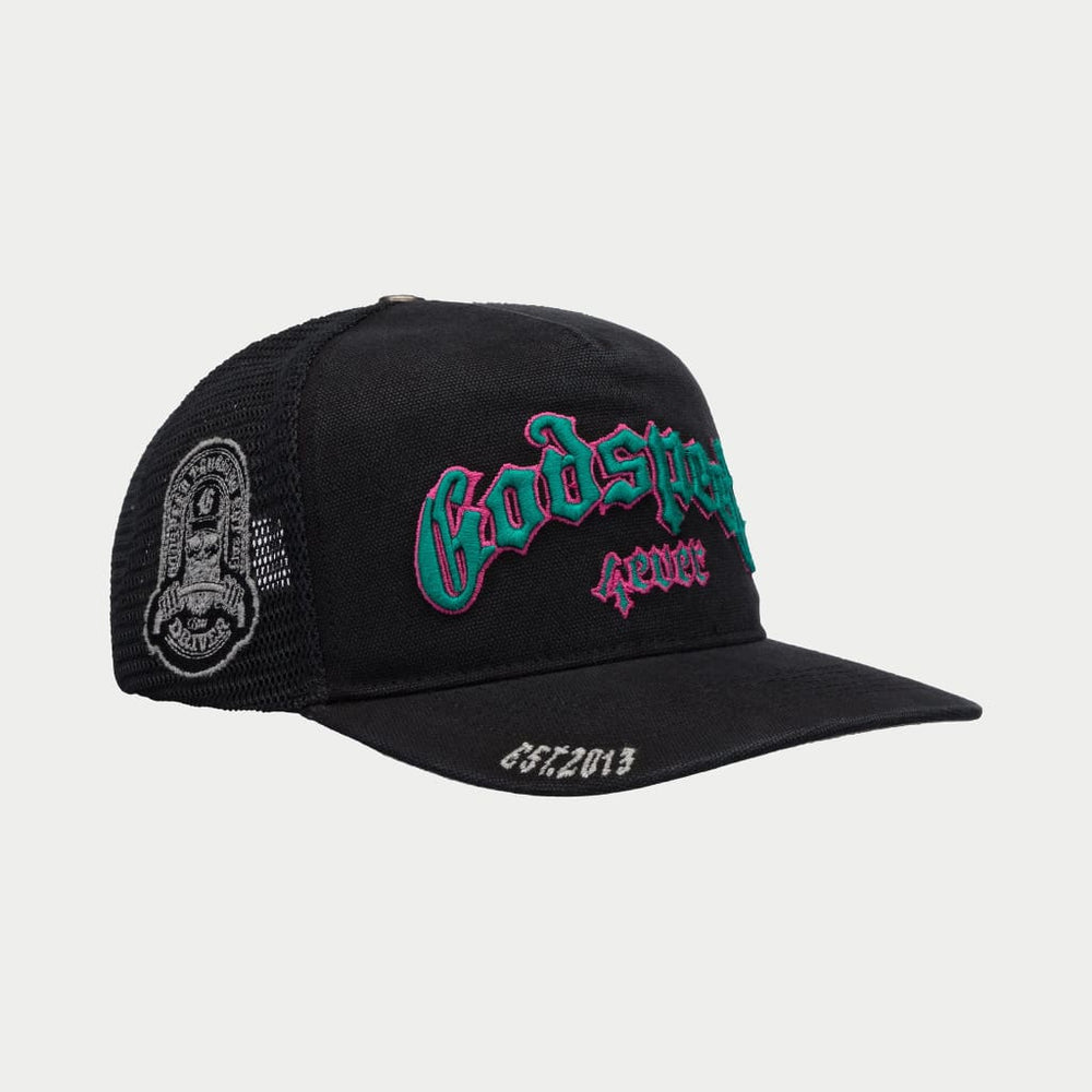 GODSPEED FOREVER TRUCKER HAT (MIA VICE) – CAP USA NYC