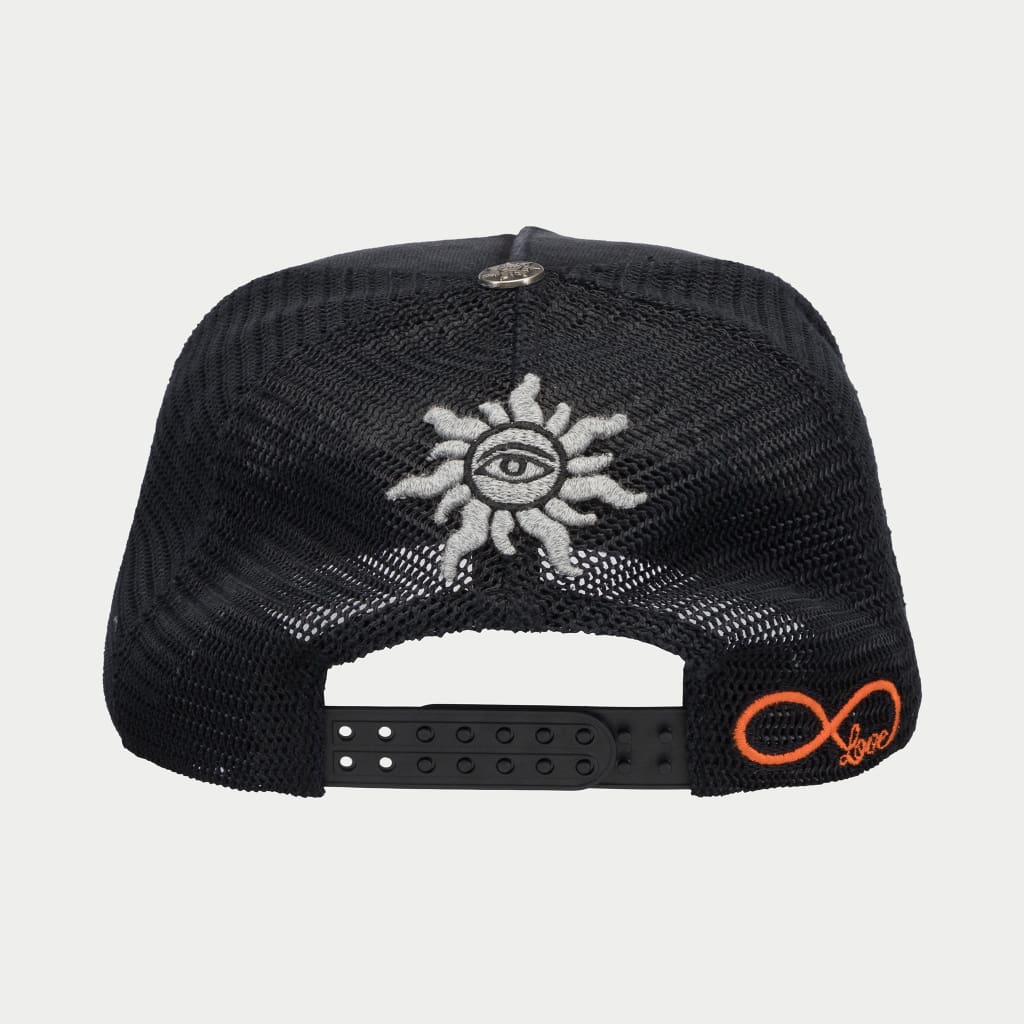 GODSPEED FOREVER TRUCKER HAT (VINTAGE BLACK)