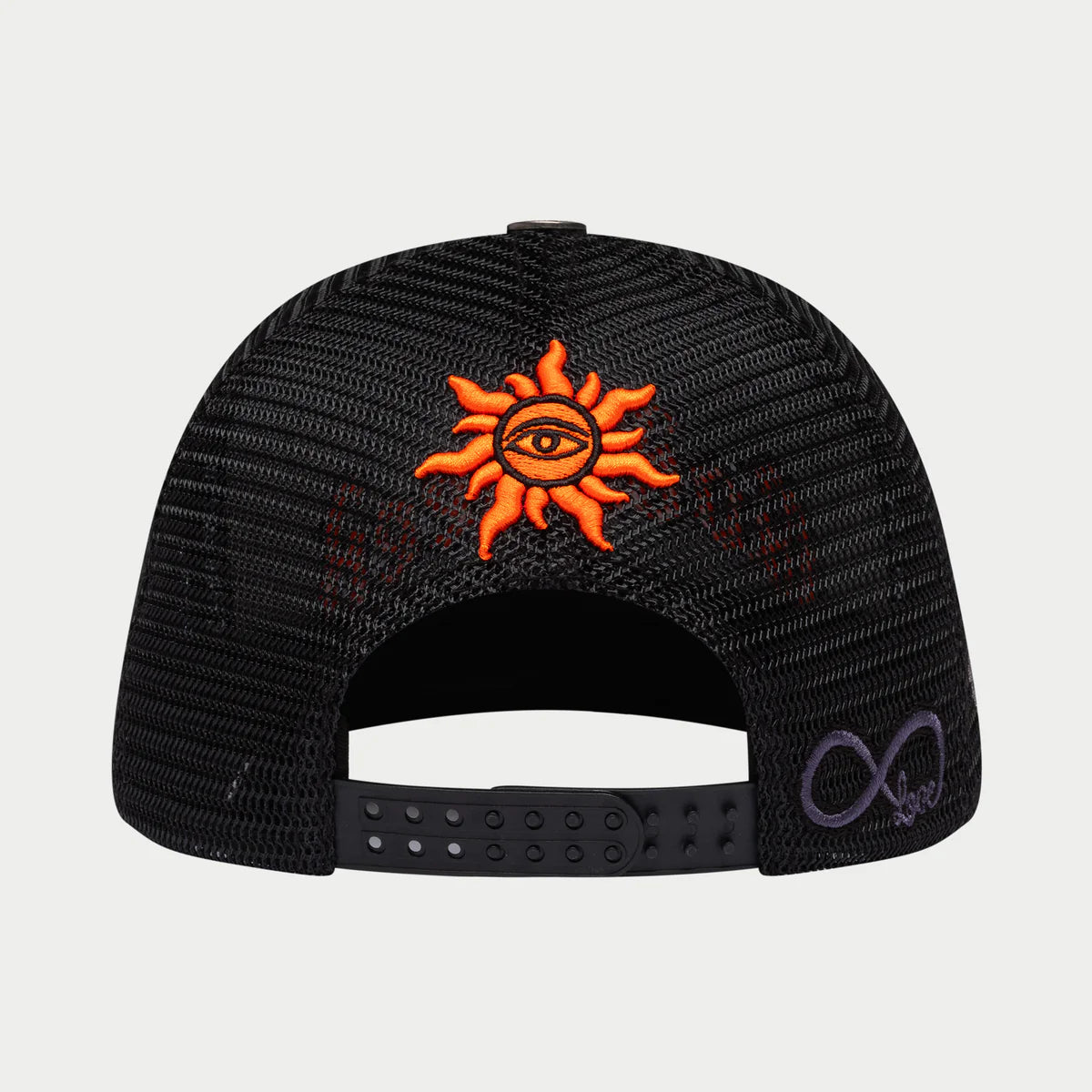 GODSPEED Forever Green and Black Trucker Orange logo Snap Back