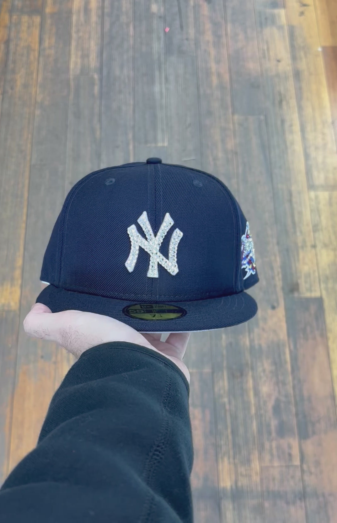 New York Yankees Crystallized All Navy 1998 World Series