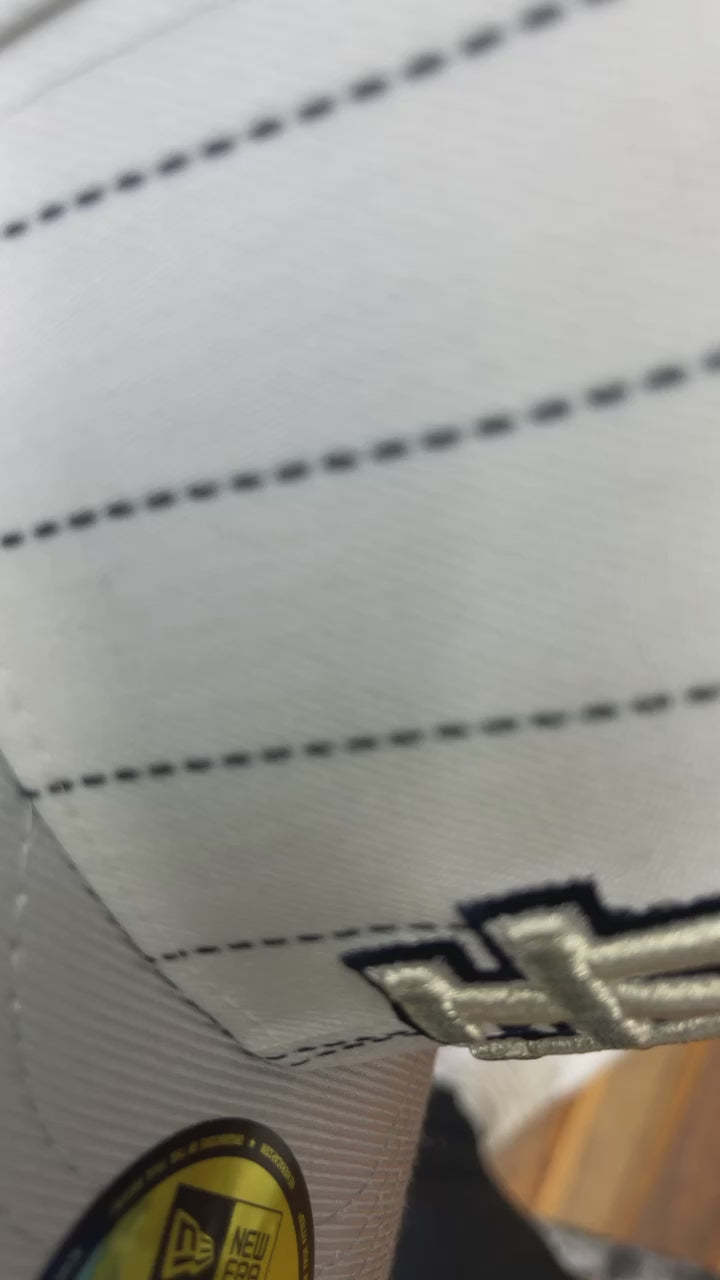 Los Angeles Dodgers White Striped Silver 40Th