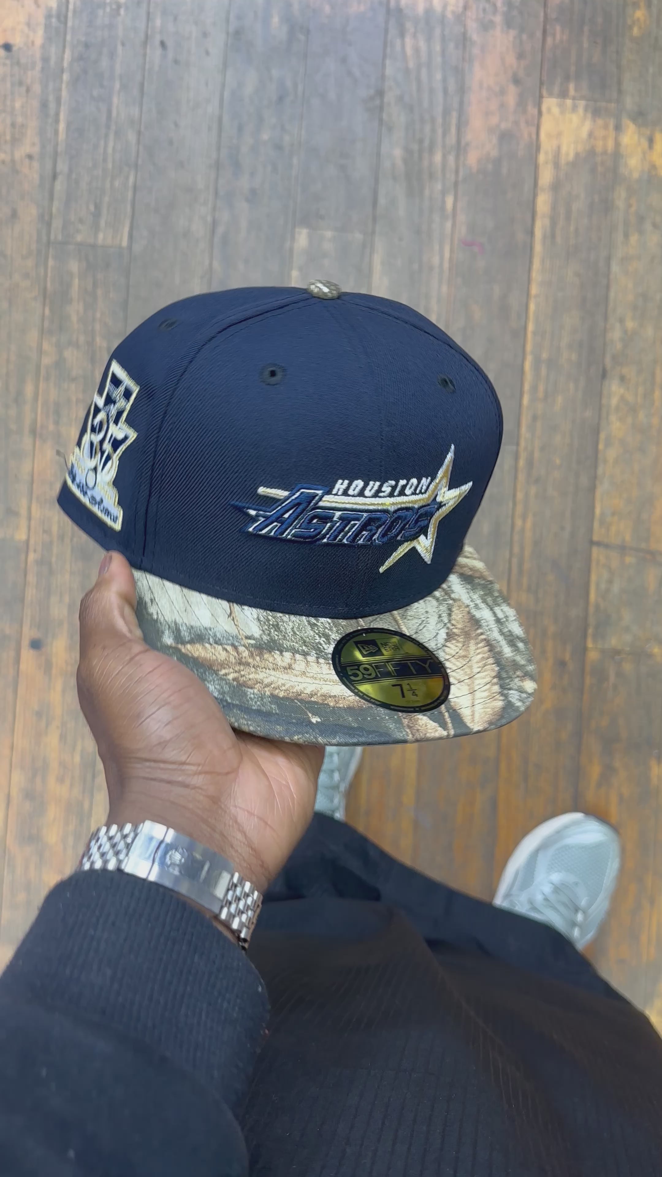 Houston Astros Navy and Real Tree 35Th Anniversary
