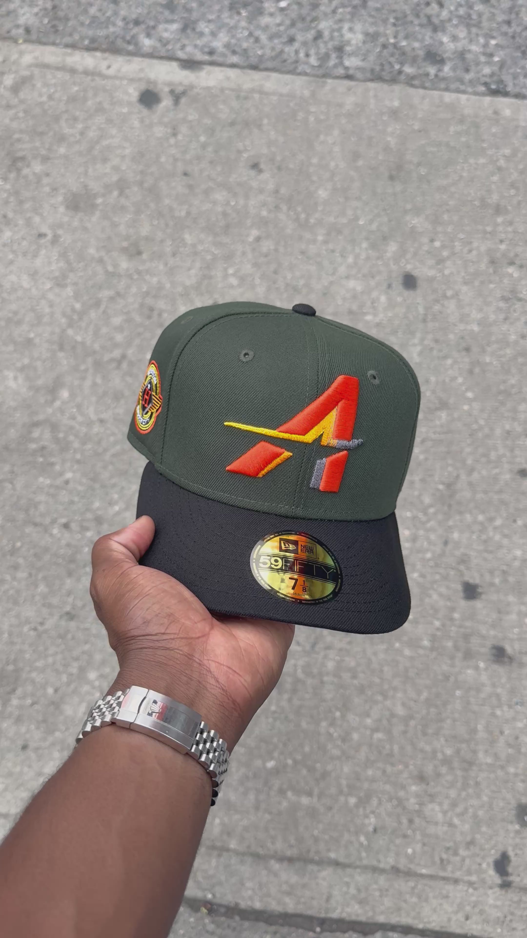 Houston Astros Seaweed Green and Black Space City
