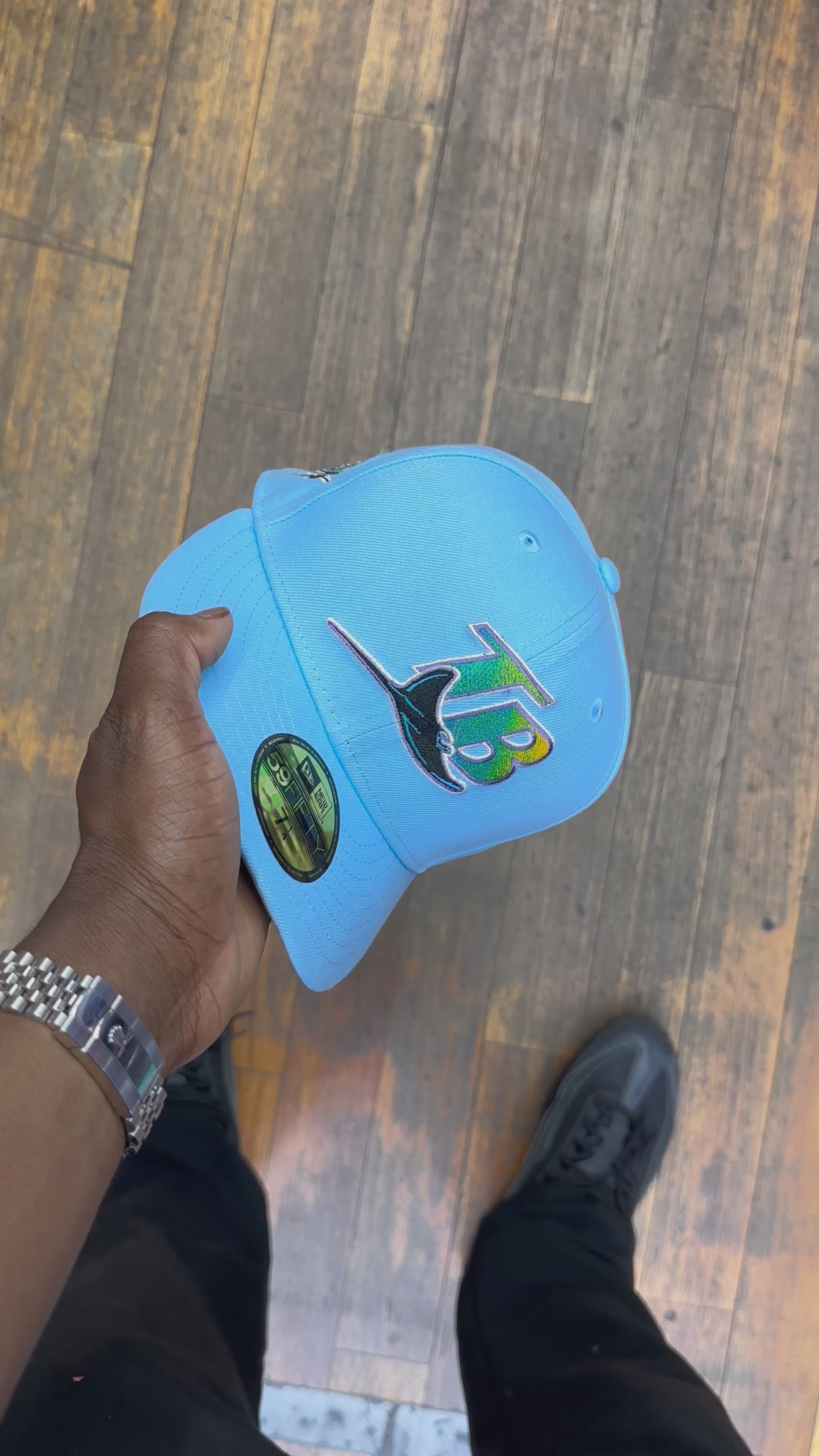 Tampa Bay Rays All Sky Blue Inaugural 1998