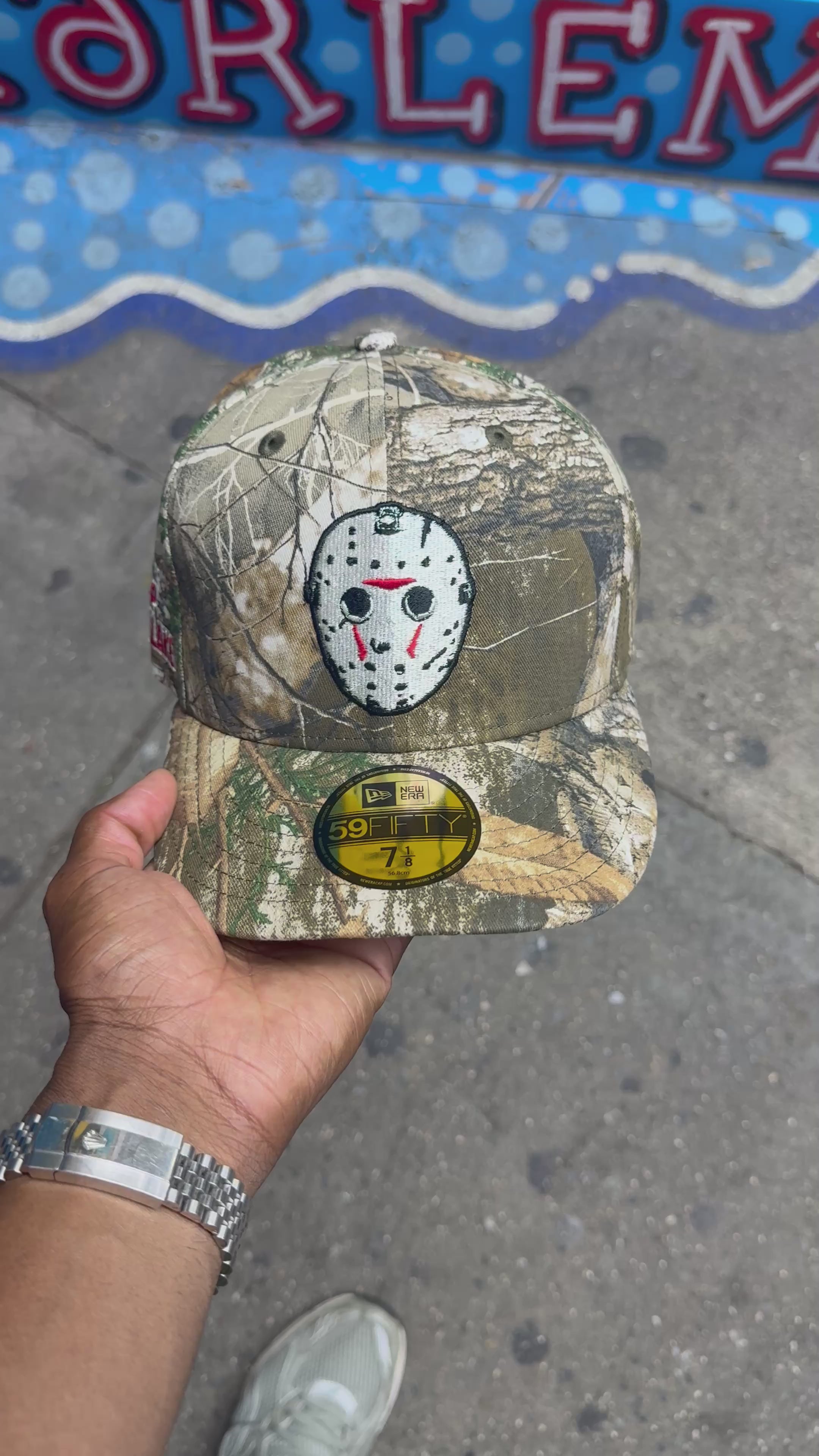 Jason Friday The 13Th All Real Tree 5950 Fitted