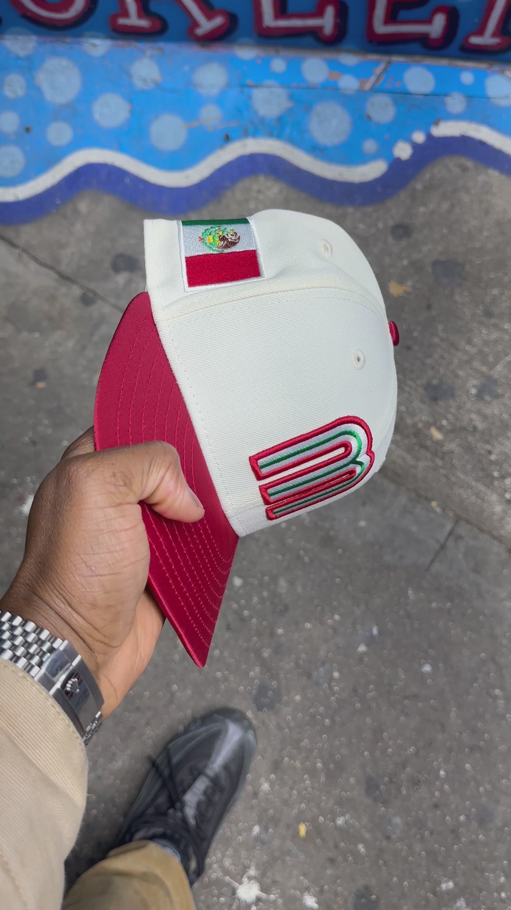 Mexico National WBC Chrome and Satin Red