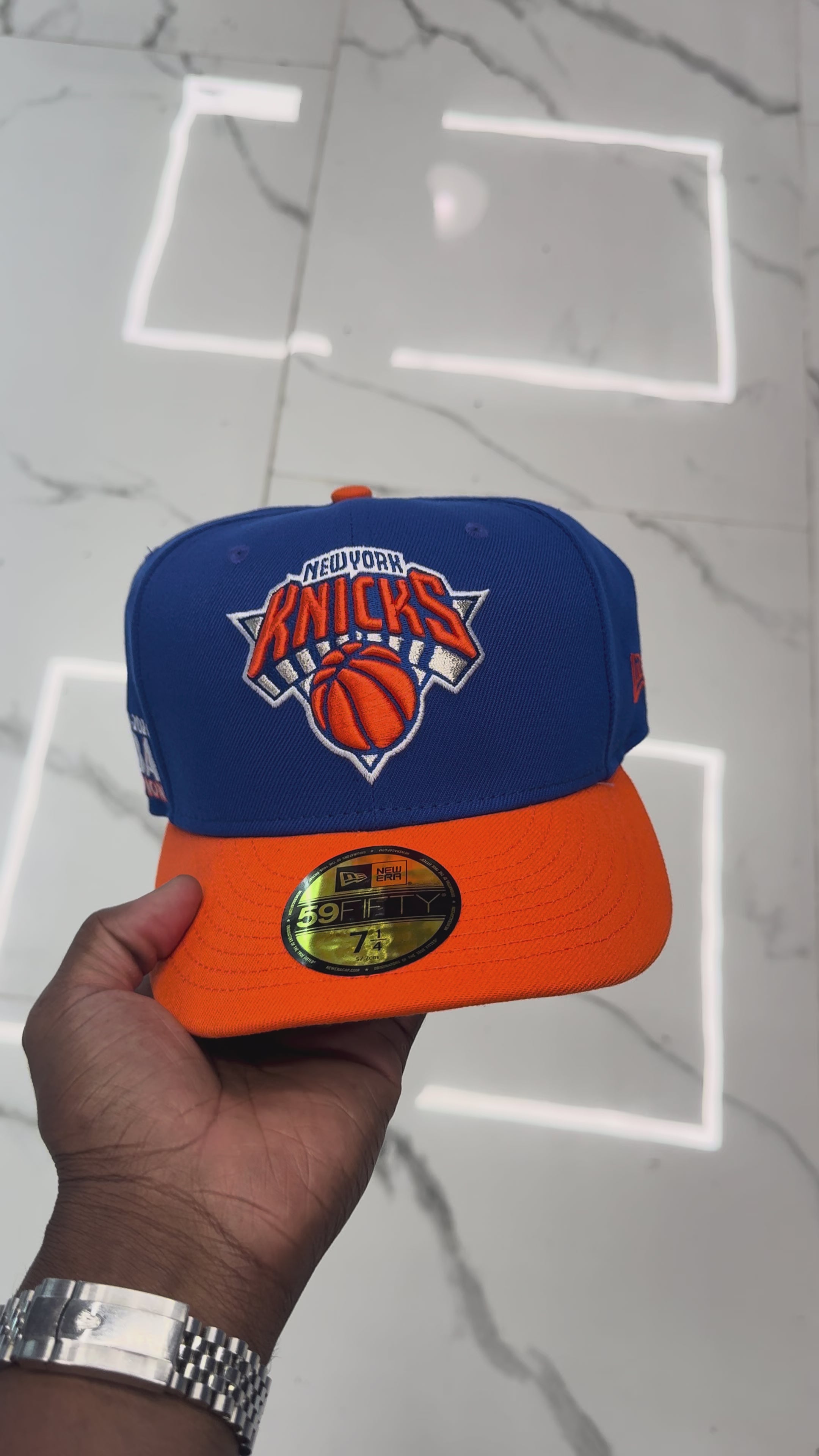 New York Knicks Royal and Orange NBA Champs Patch 2026