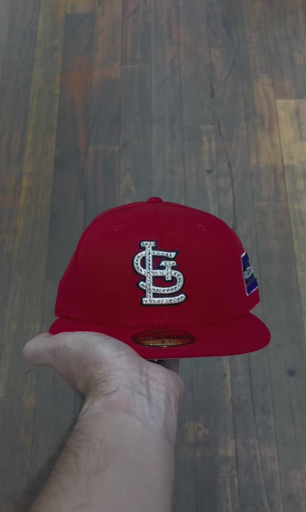 St. Louis Cardinals Crystallized Fitted World Series 2006
