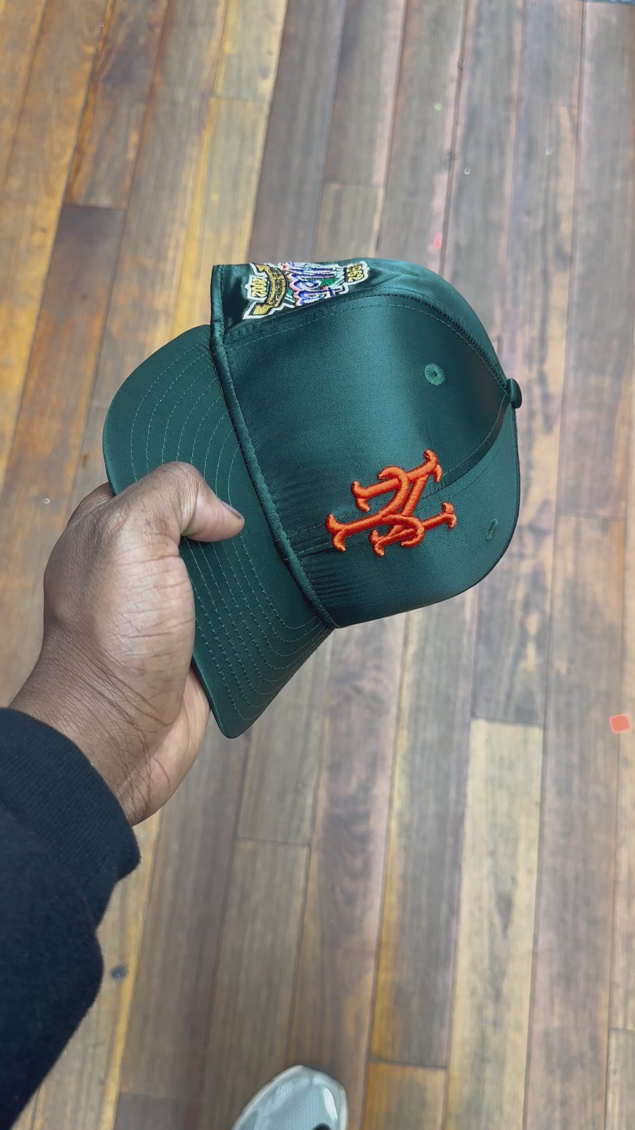 New York Mets Green Satin 40Th Anniversary