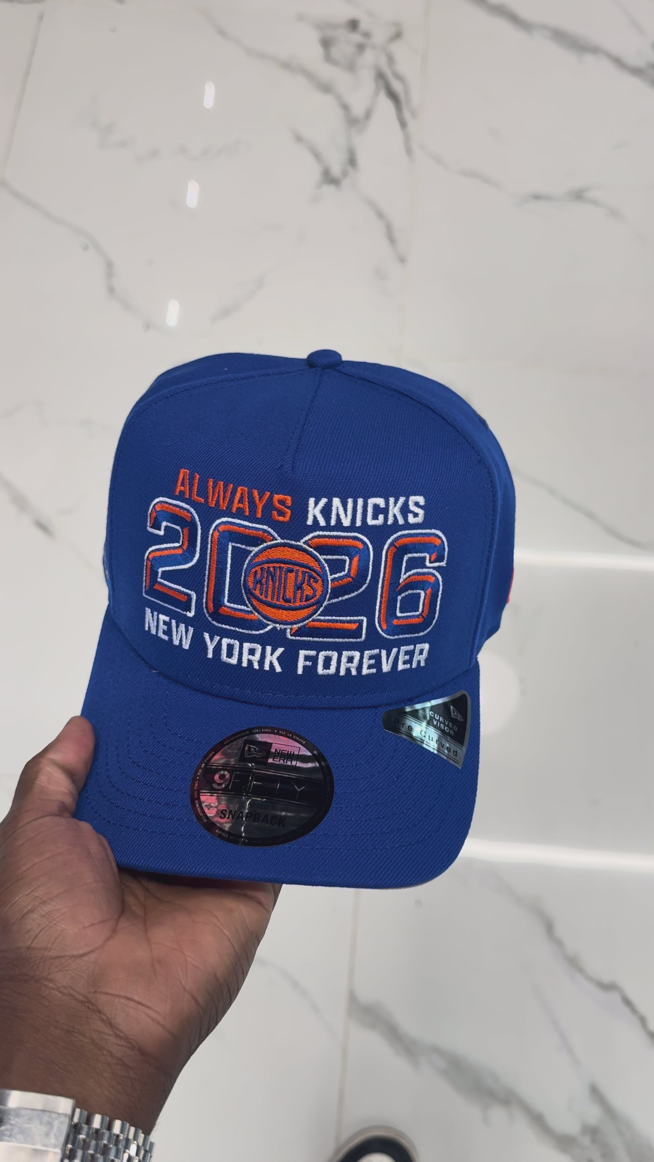 New York Knicks Always Knicks Forever 950 Aframe 3X Champs Snap Back