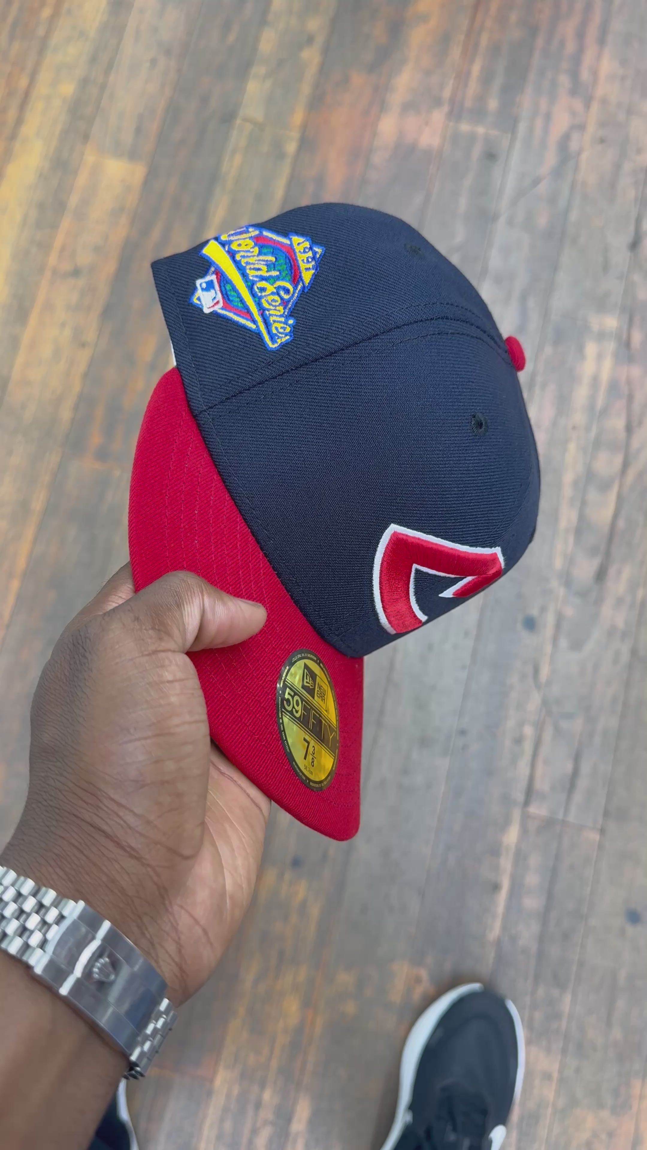 Cleveland Indians "C" Navy Blue & Red 1997 World Series