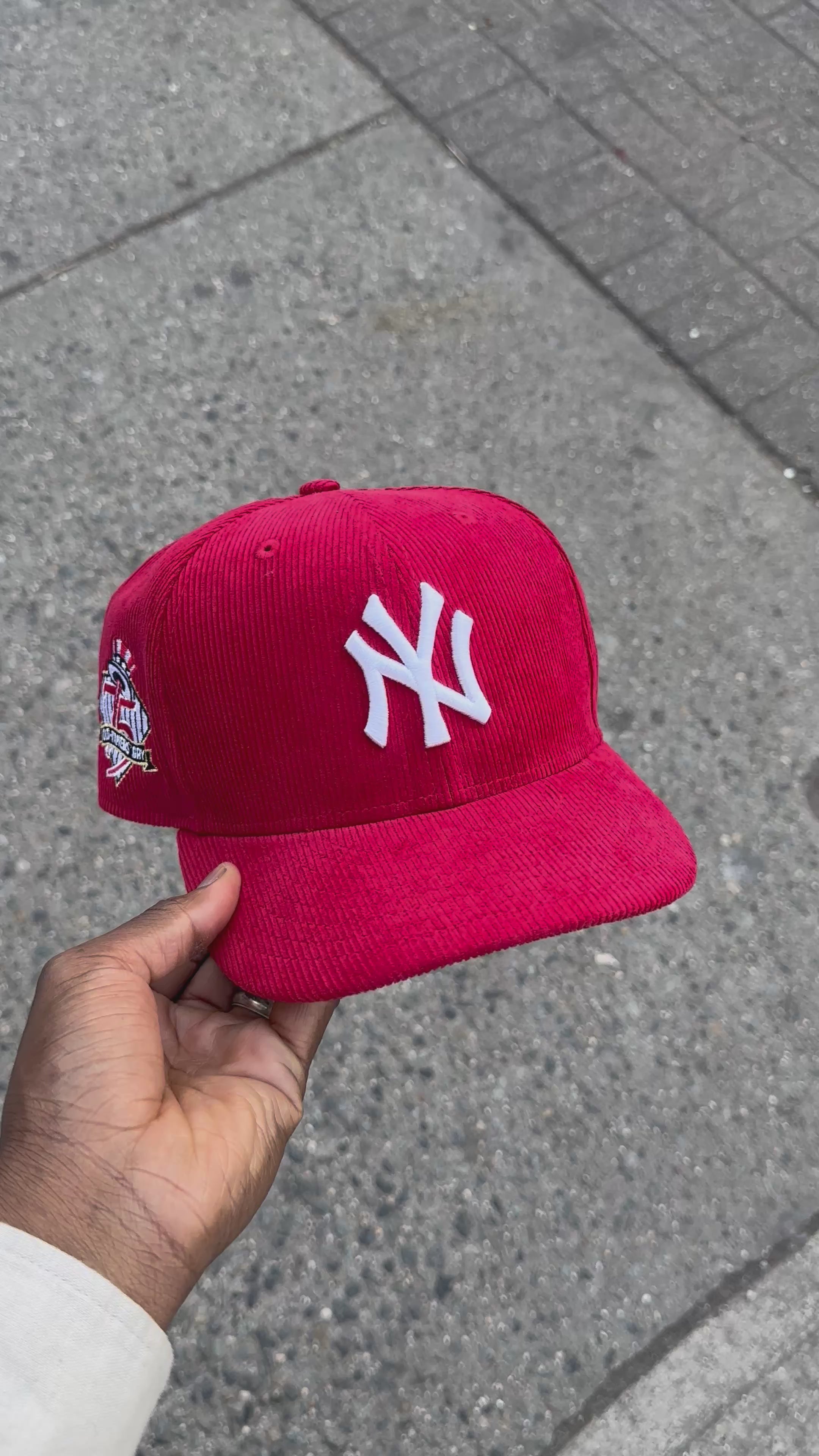 New York Yankees Red Corduroy 75 Years