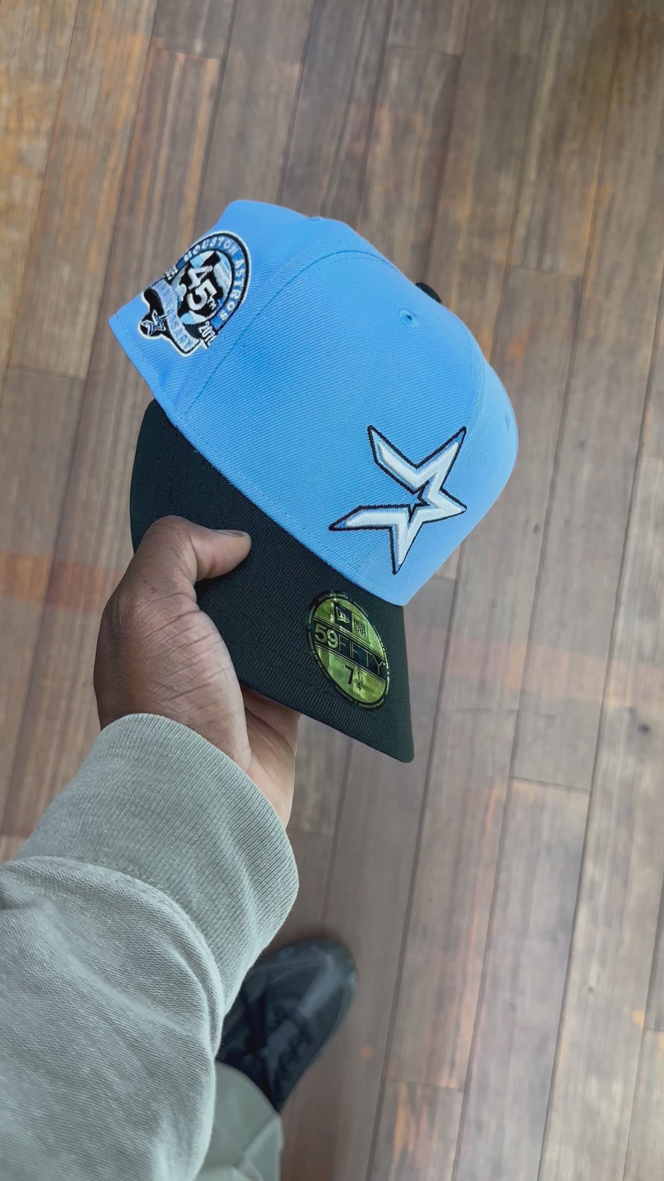 Houston Astros Sky Blue and Black 45 Years