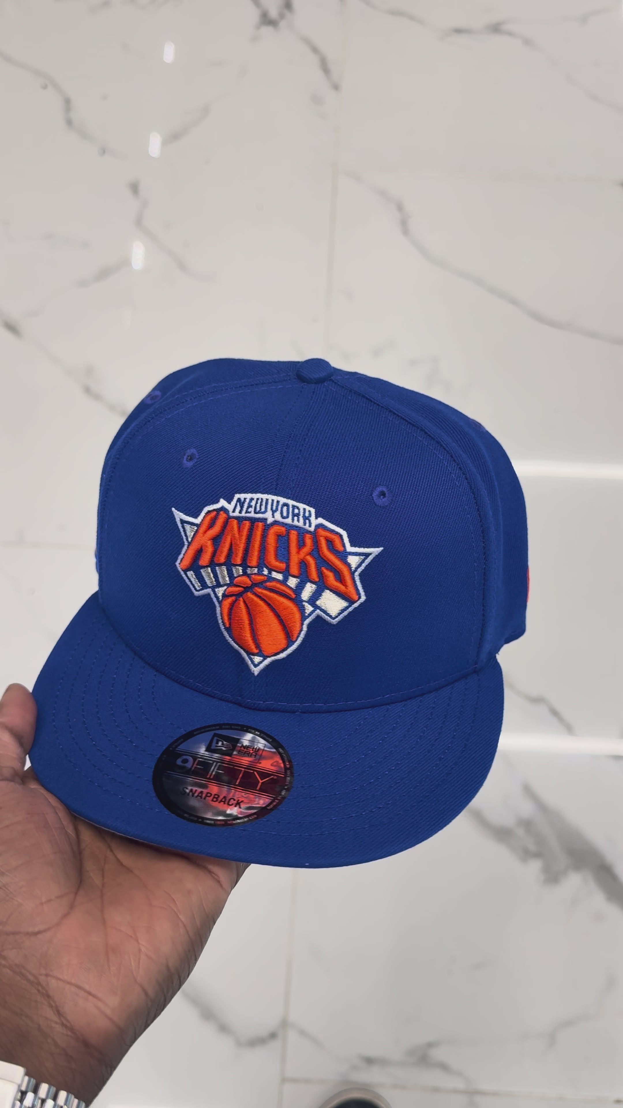 New York Knicks All Royal 950 Classic Finals Snap Back