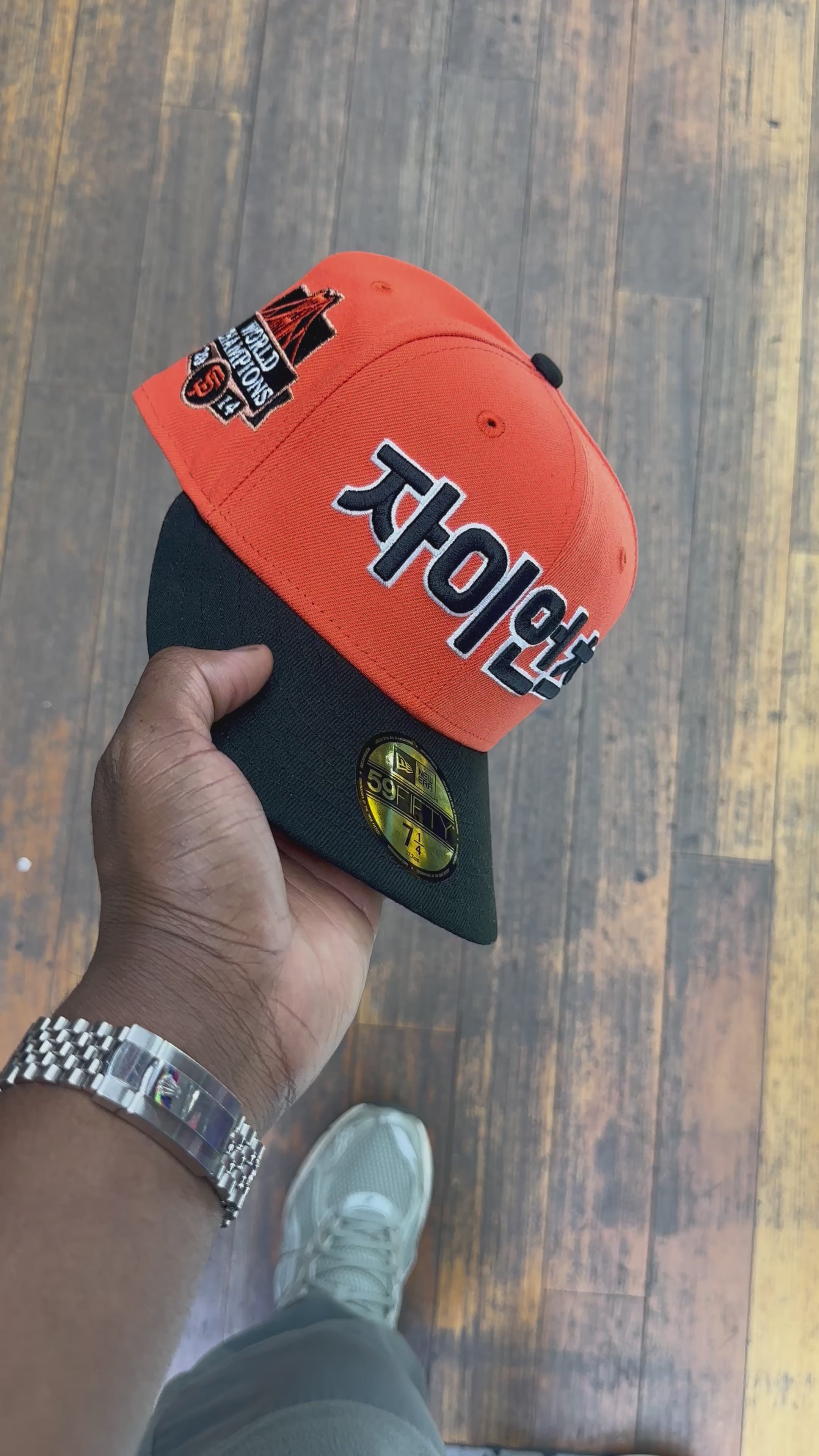 San Francisco Seoul Series South Korea Orange and Black