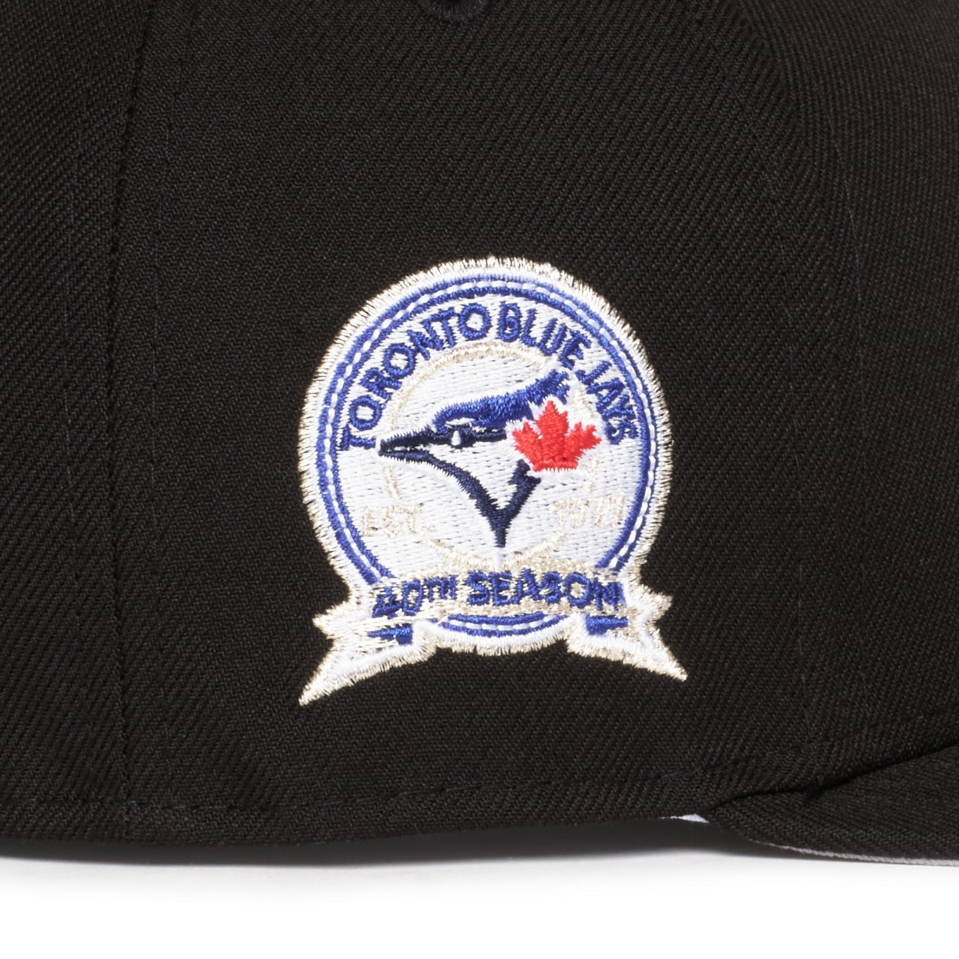 Toronto Blue Jays Black With Circle Logo 40Th Anniversary