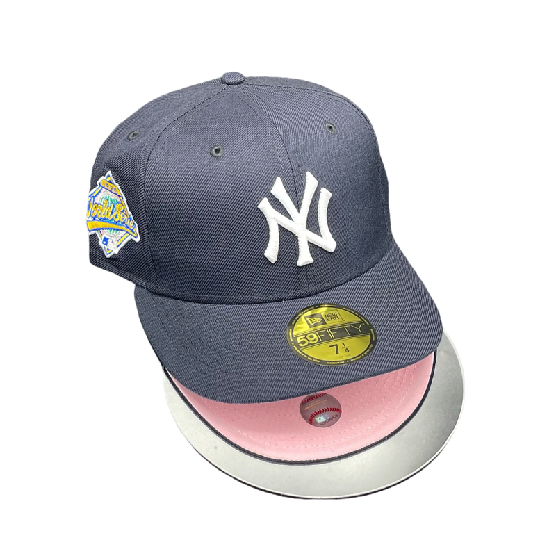 New York Yankees Navy Pink UV 1996 WS "Pink Patch"