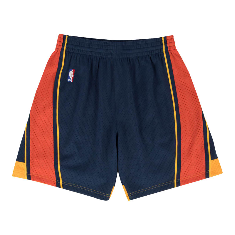 Golden State Warriors Navy & Orange Shorts