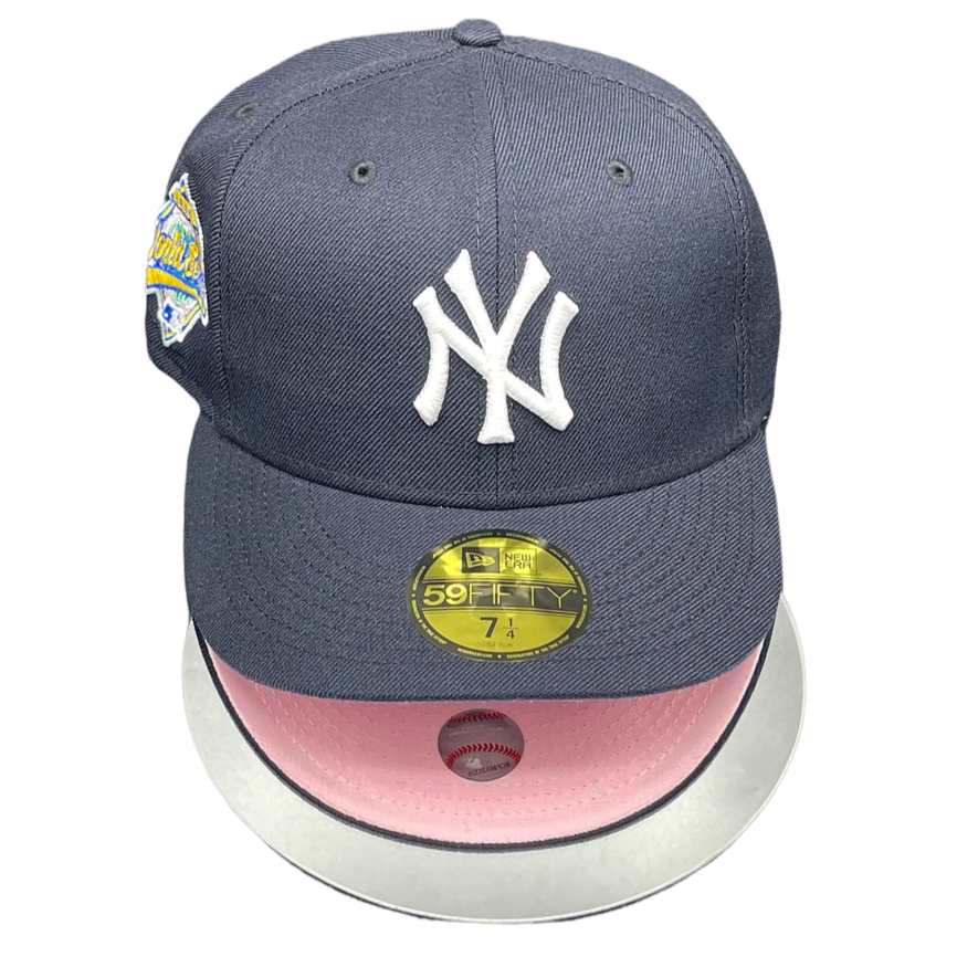 New York Yankees Navy Pink UV 1996 WS "Pink Patch"