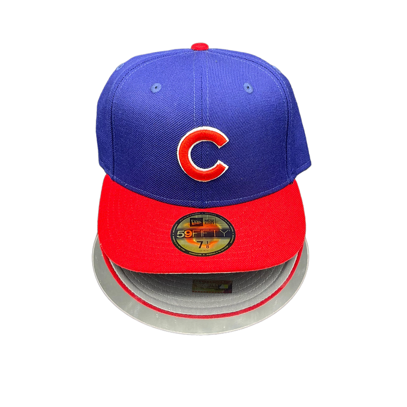 CHIC. CUBS 2T ROYAL+RED GREY UV