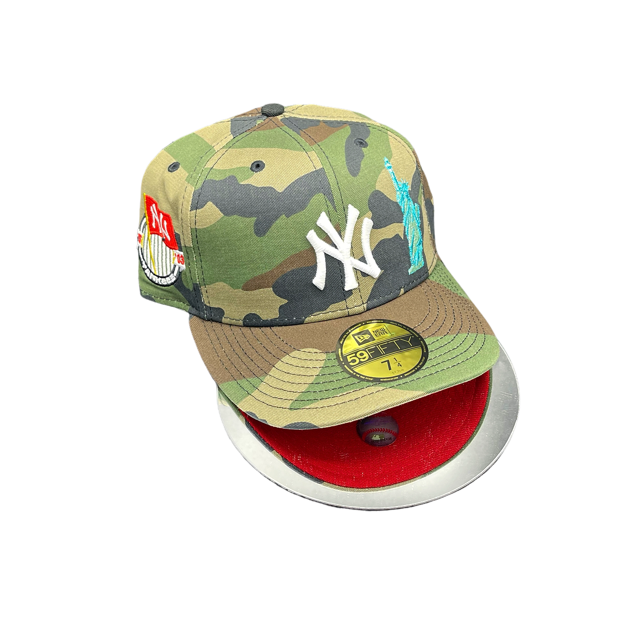 New York Yankees Statue Camo Red UV