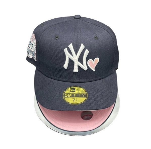 New York Yankees Navy Pink Heart 27X – CAP USA NYC