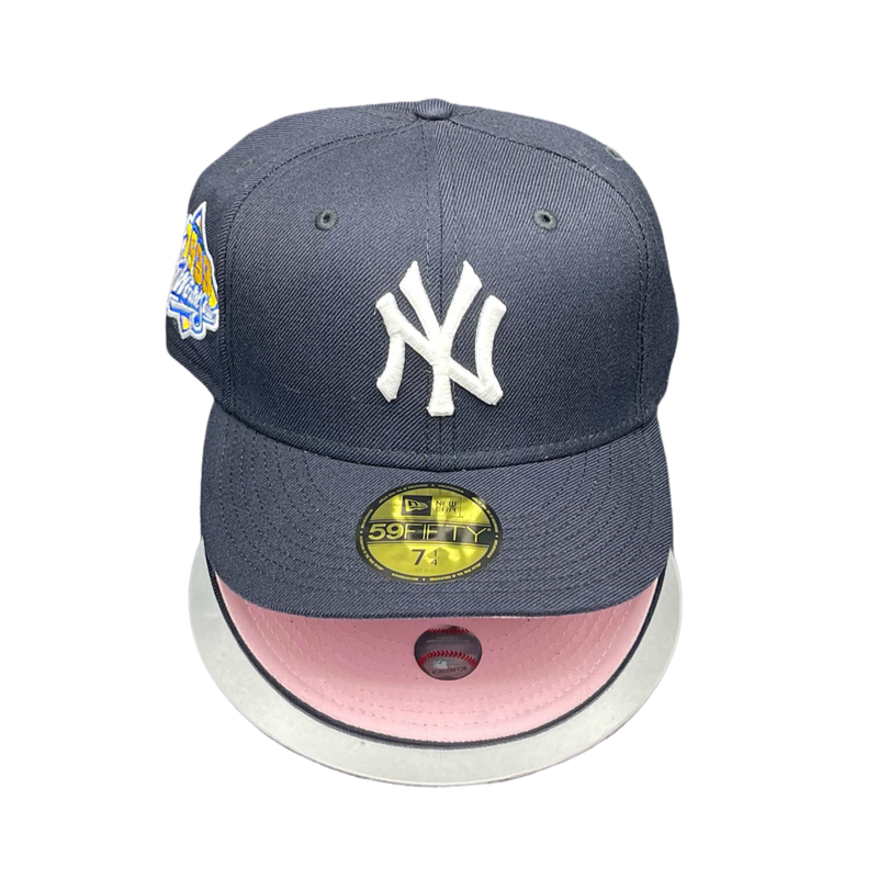 New York Yankees Navy "PINK PATCH" 1999 WORLD SERIES