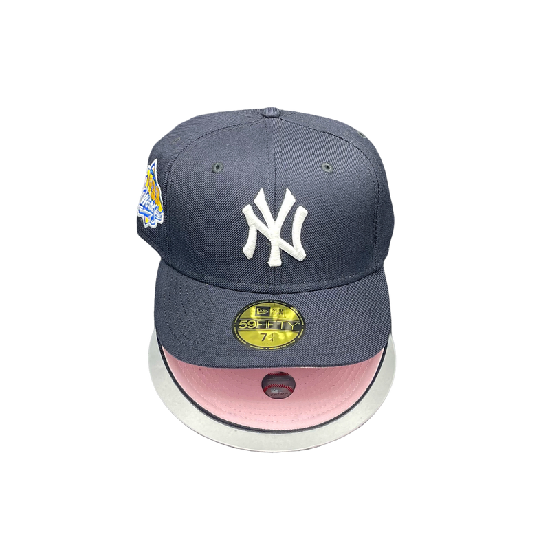New York Yankees Navy Pinky "Pink Patch" 99 WS