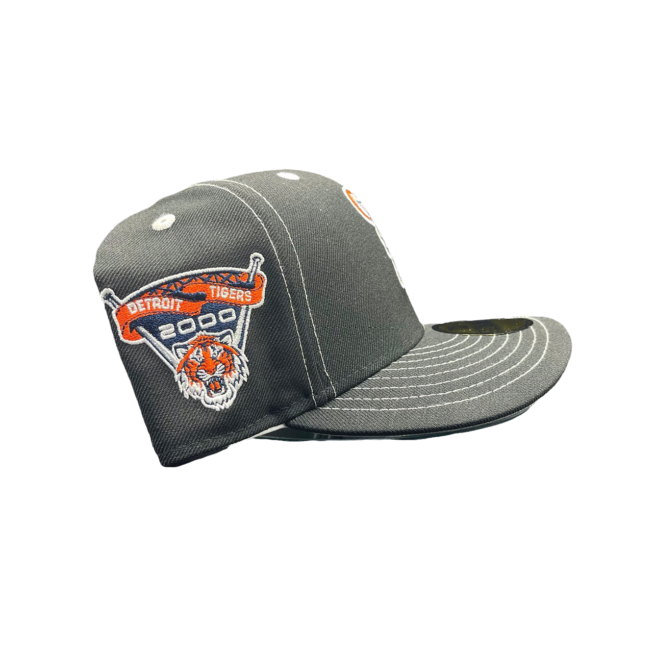 Detroit Tigers All Black w/ White Stitching 2000 Inaugural