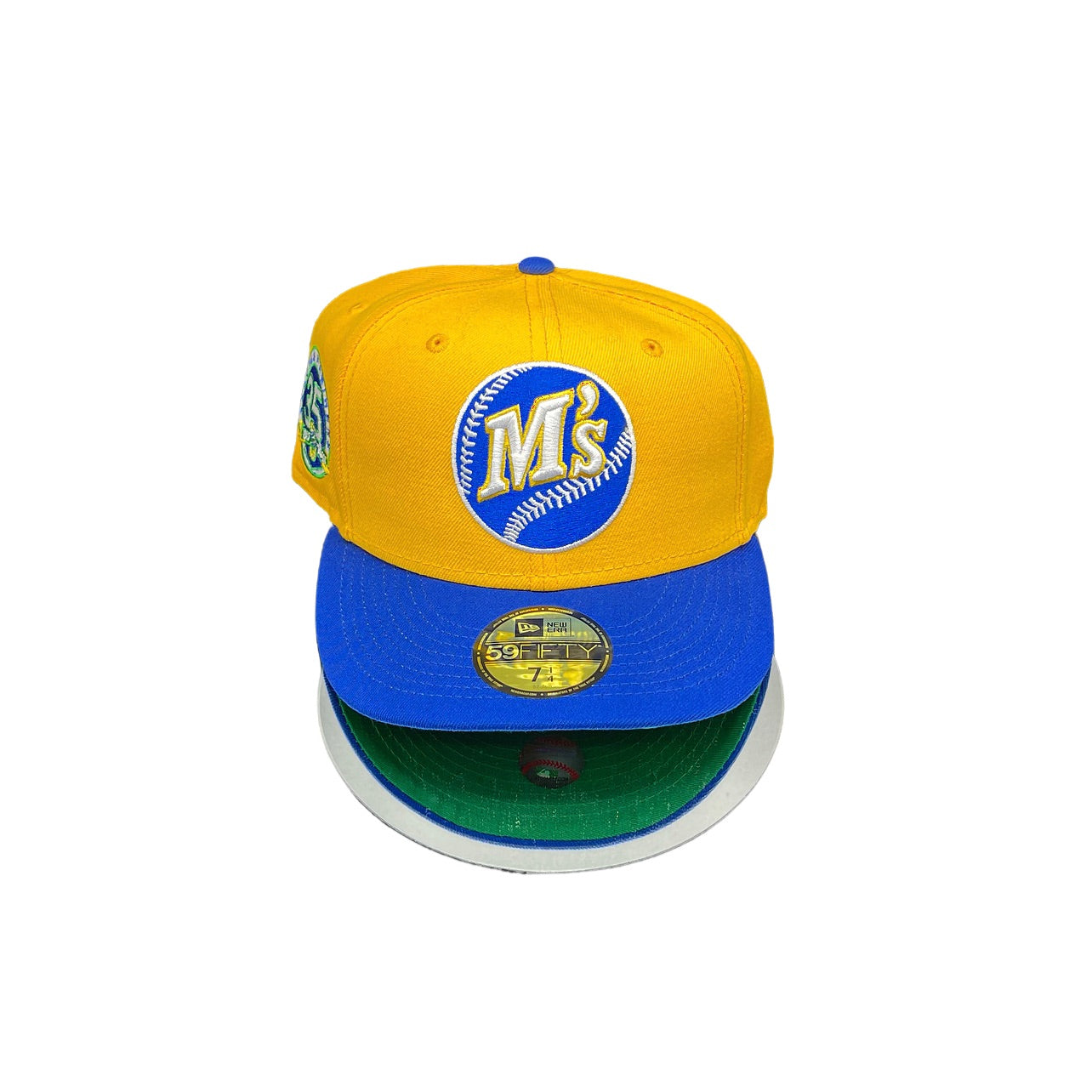 Seattle Mariners 2T A-Gold Yellow and Royal 35TH