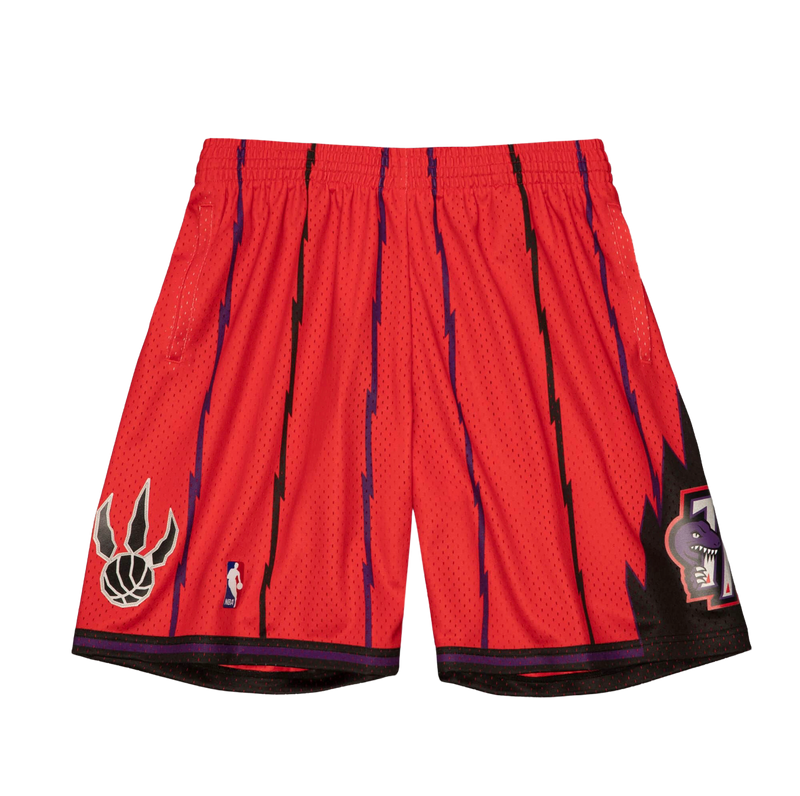 Toronto Raptors Red Striped 1998 Shorts